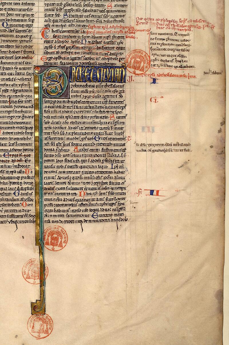 Paris, Bibl. Mazarine, ms. 0046, f. 109