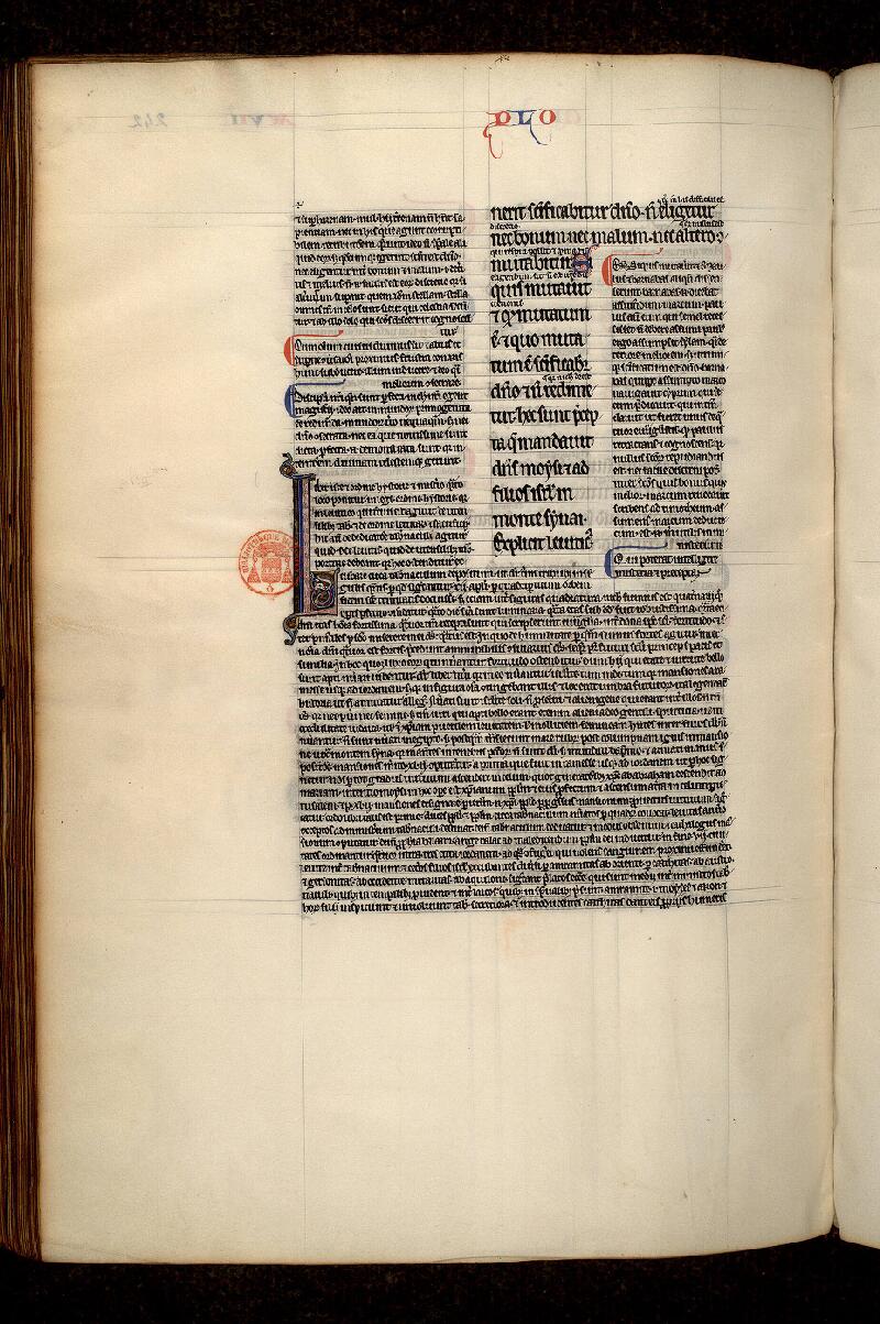 Paris, Bibl. Mazarine, ms. 0071, f. 242v