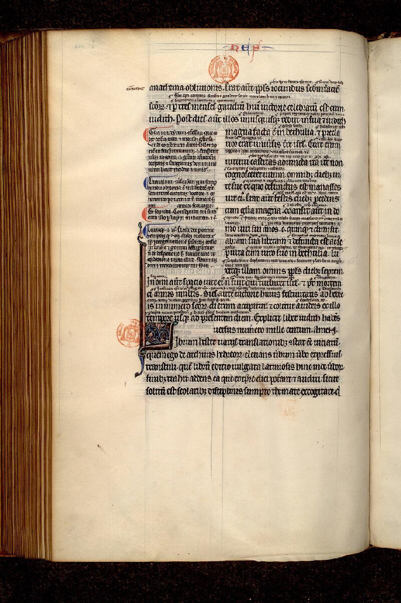 Paris, Bibl. Mazarine, ms. 0072, f. 166v