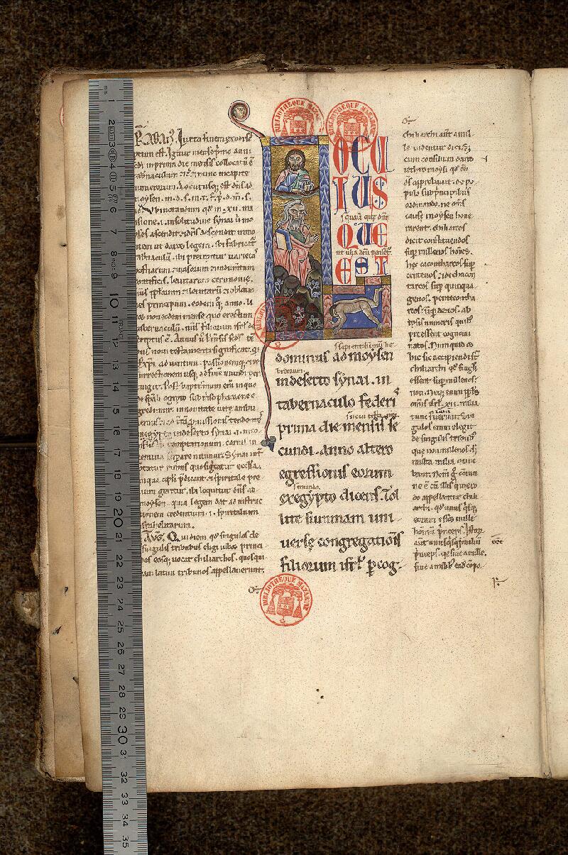Paris, Bibl. Mazarine, ms. 0080, f. 002v - vue 1