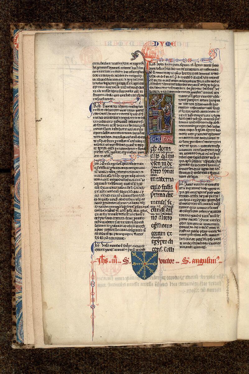 Paris, Bibl. Mazarine, ms. 0081, f. 001v - vue 2