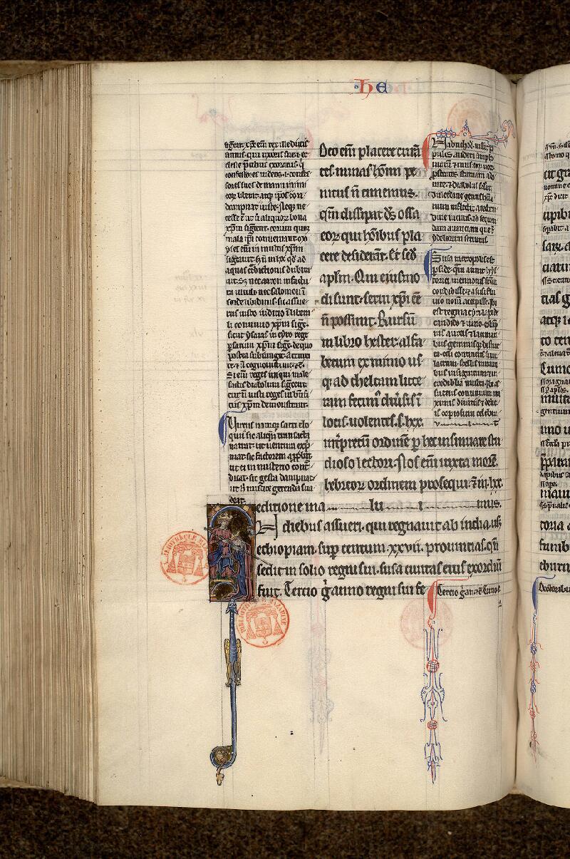 Paris, Bibl. Mazarine, ms. 0135, f. 157v - vue 1