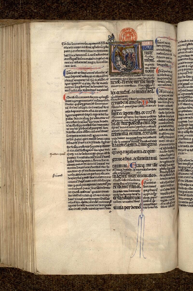 Paris, Bibl. Mazarine, ms. 0135, f. 173v - vue 1