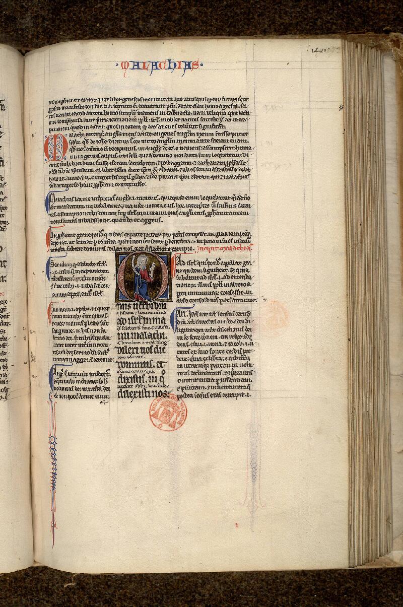 Paris, Bibl. Mazarine, ms. 0137, f. 142 - vue 1