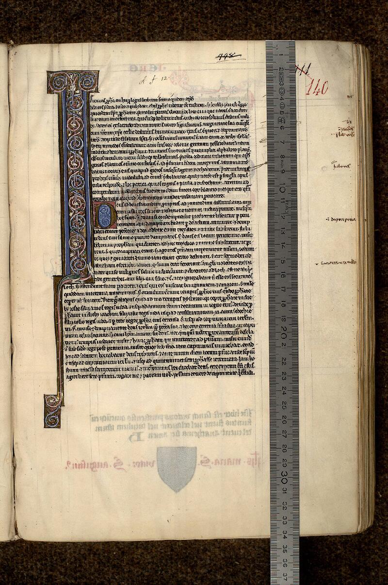 Paris, Bibl. Mazarine, ms. 0140, f. 004 - vue 1