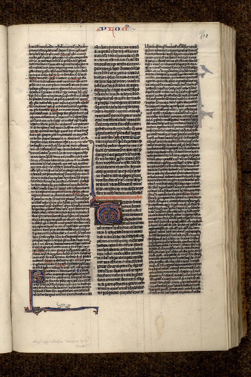 Paris, Bibl. Mazarine, ms. 0145, f. 110