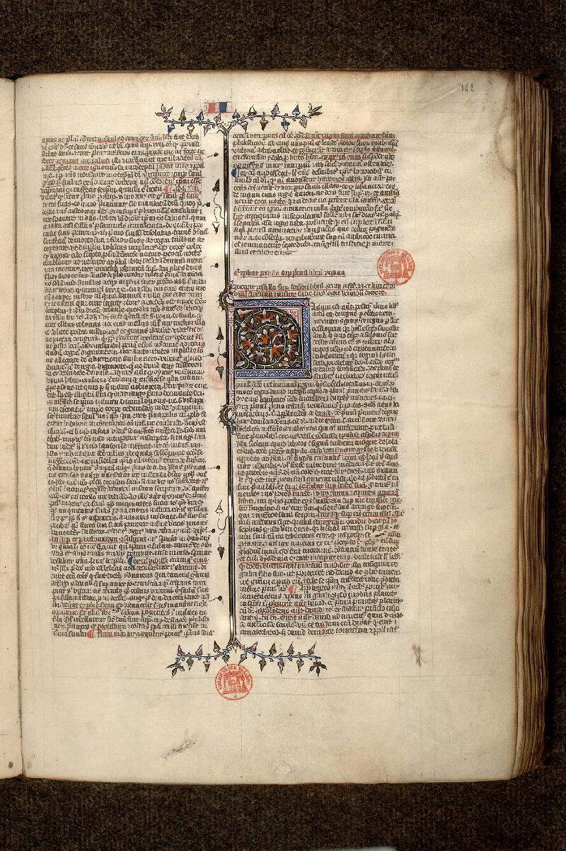 Paris, Bibl. Mazarine, ms. 0157, f. 142