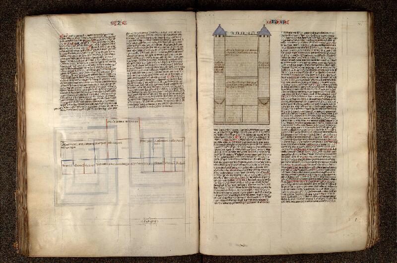 Paris, Bibl. Mazarine, ms. 0158, f. 120v-121
