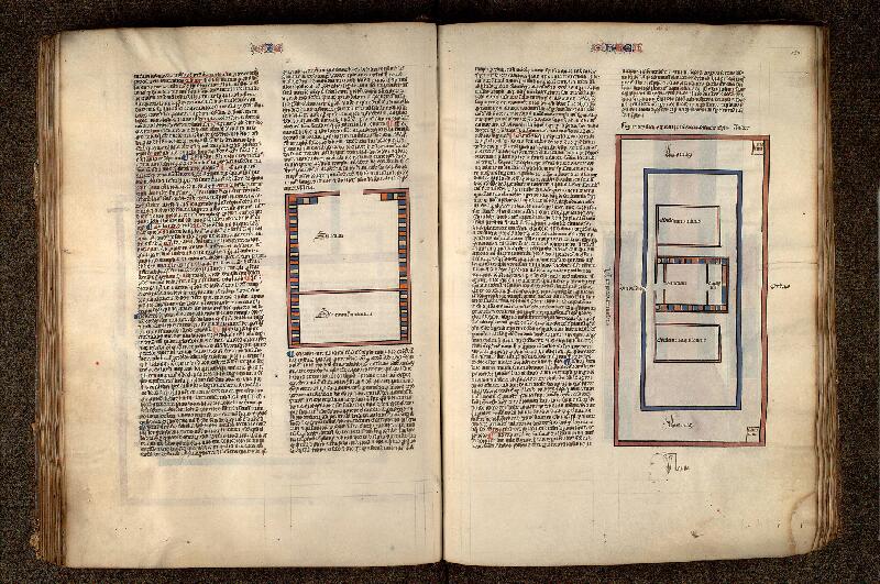 Paris, Bibl. Mazarine, ms. 0158, f. 123v-124