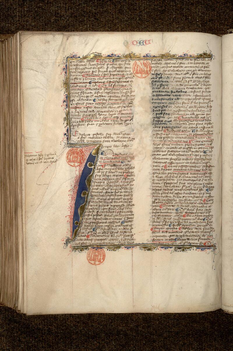Paris, Bibl. Mazarine, ms. 0160, f. 201v