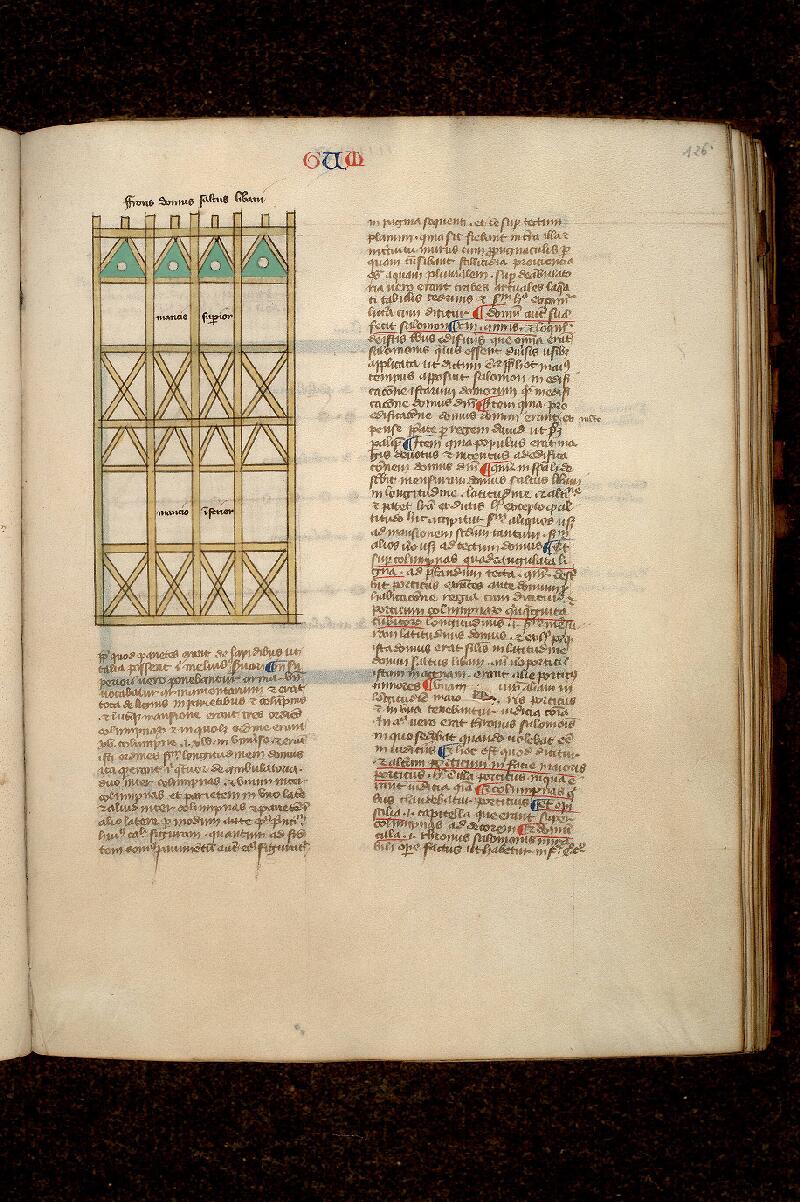 Paris, Bibl. Mazarine, ms. 0161, f. 126