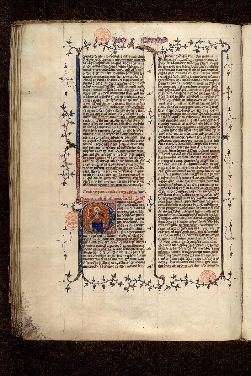 Paris, Bibl. Mazarine, ms. 0168, f. 079v - vue 1