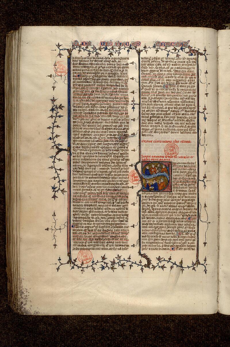 Paris, Bibl. Mazarine, ms. 0168, f. 207v - vue 1