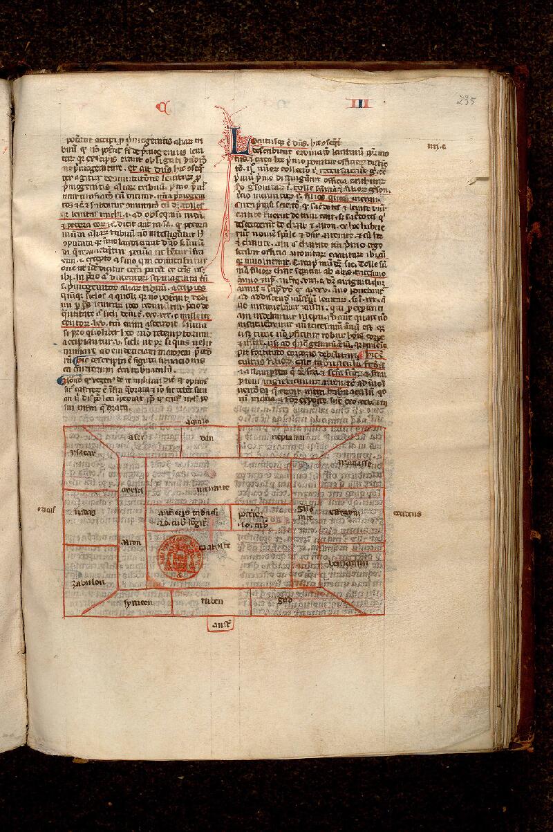 Paris, Bibl. Mazarine, ms. 0169, f. 235