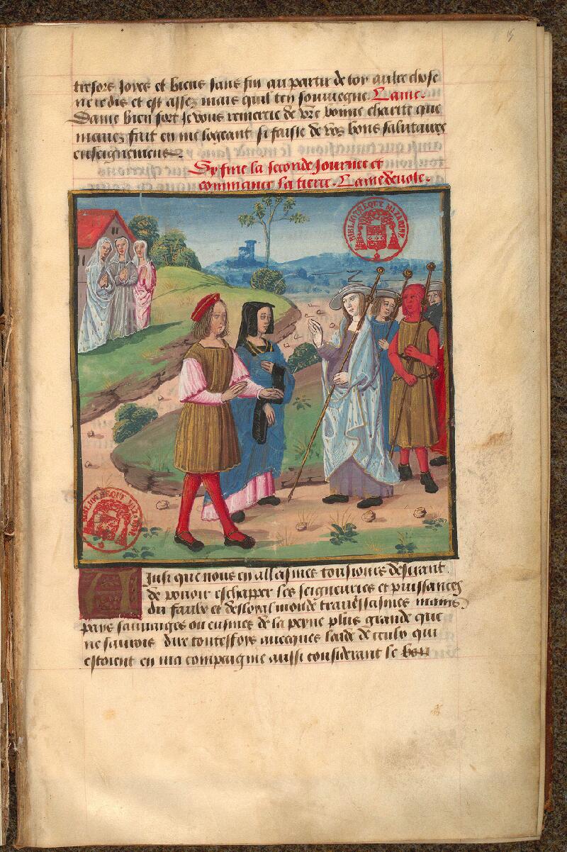 Paris, Bibl. Mazarine, ms. 0978, f. 015 - vue 1