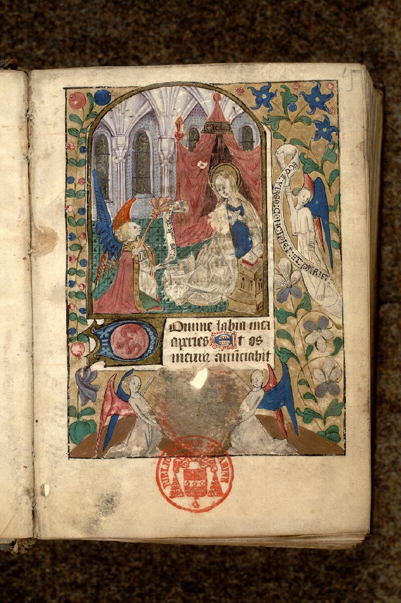 Paris, Bibl. Mazarine, ms. 0468, f. 015 - vue 1