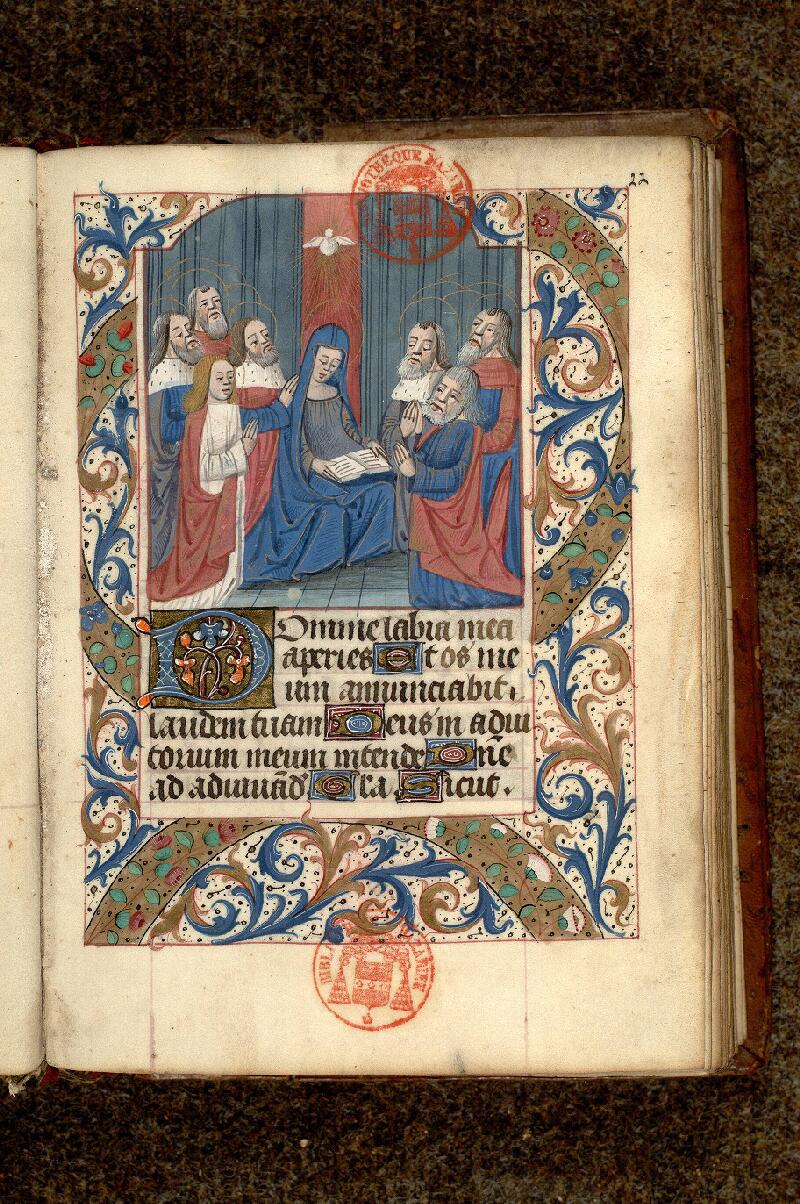 Paris, Bibl. Mazarine, ms. 0470, f. 022 - vue 1