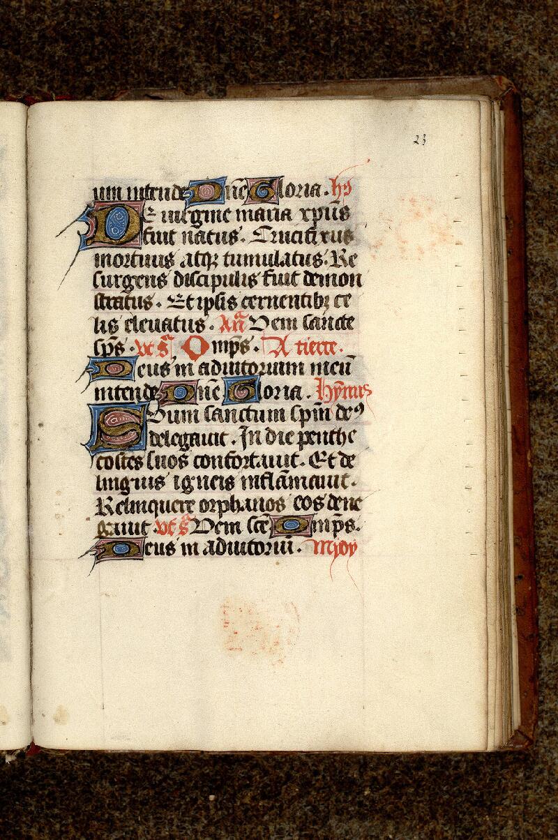 Paris, Bibl. Mazarine, ms. 0470, f. 023
