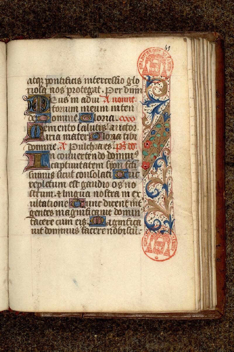 Paris, Bibl. Mazarine, ms. 0470, f. 049