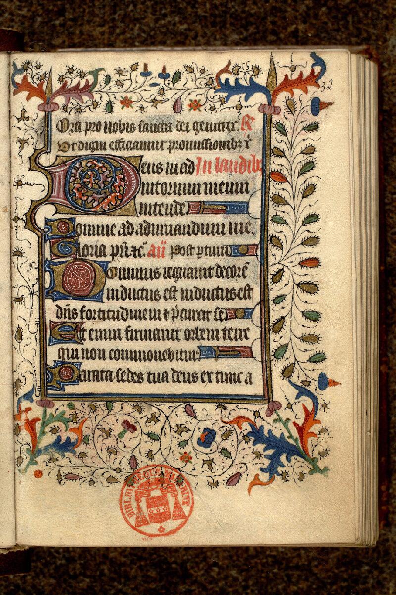 Paris, Bibl. Mazarine, ms. 0481, f. 032