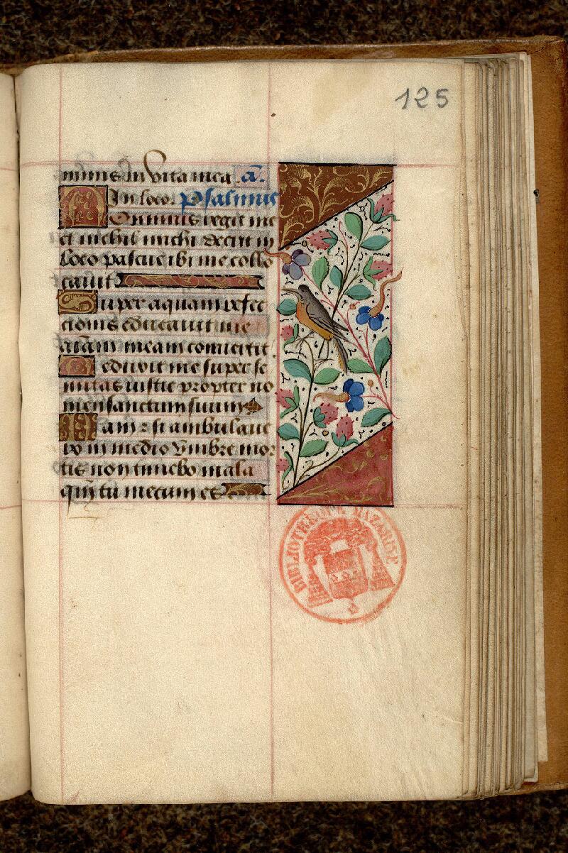 Paris, Bibl. Mazarine, ms. 0488, f. 125