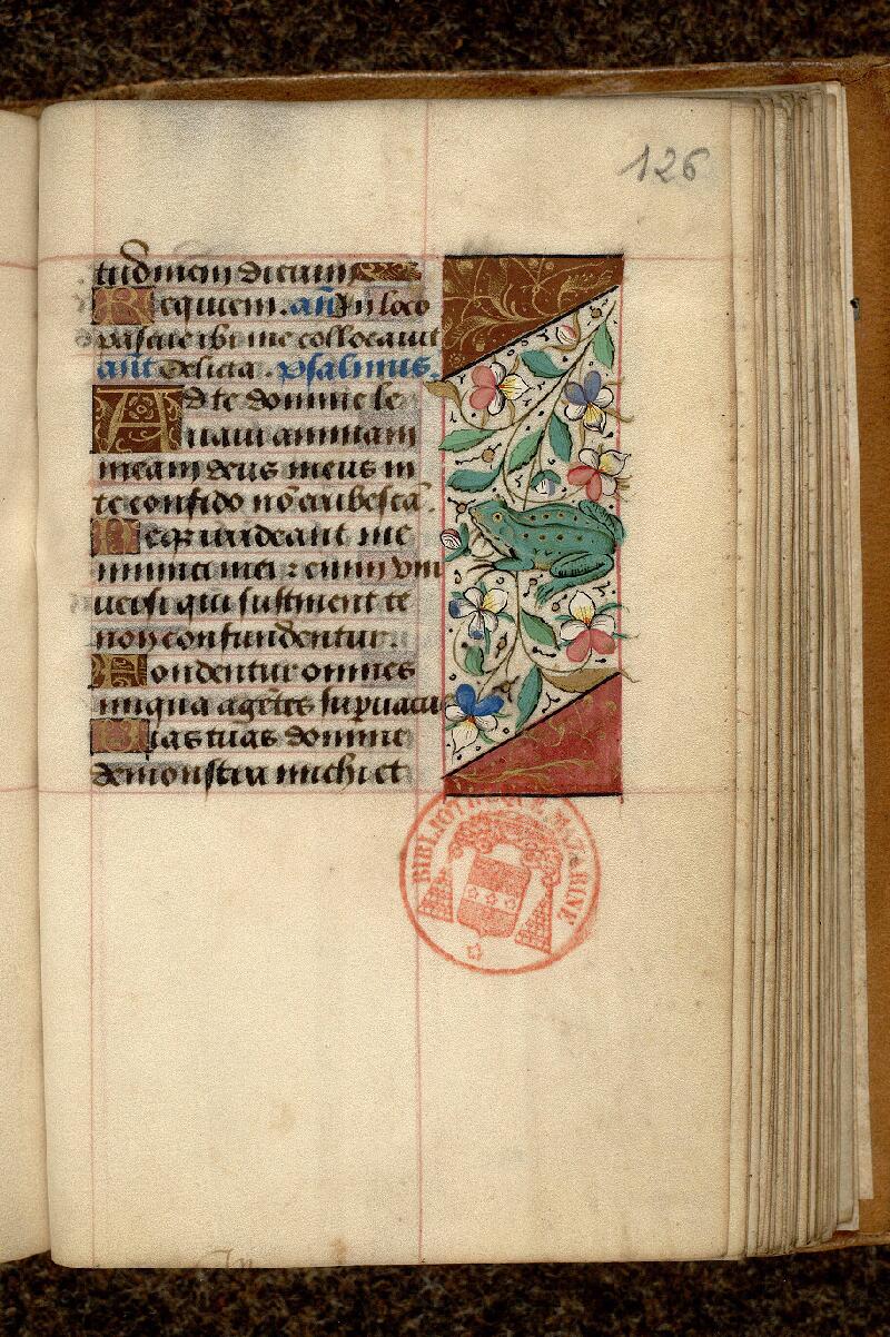 Paris, Bibl. Mazarine, ms. 0488, f. 126