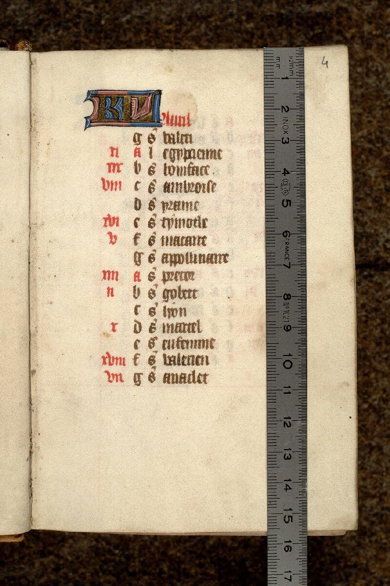 Paris, Bibl. Mazarine, ms. 0490, f. 004 - vue 1
