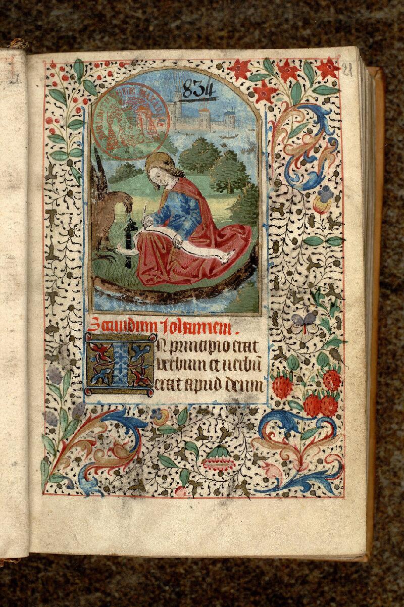 Paris, Bibl. Mazarine, ms. 0490, f. 021 - vue 1