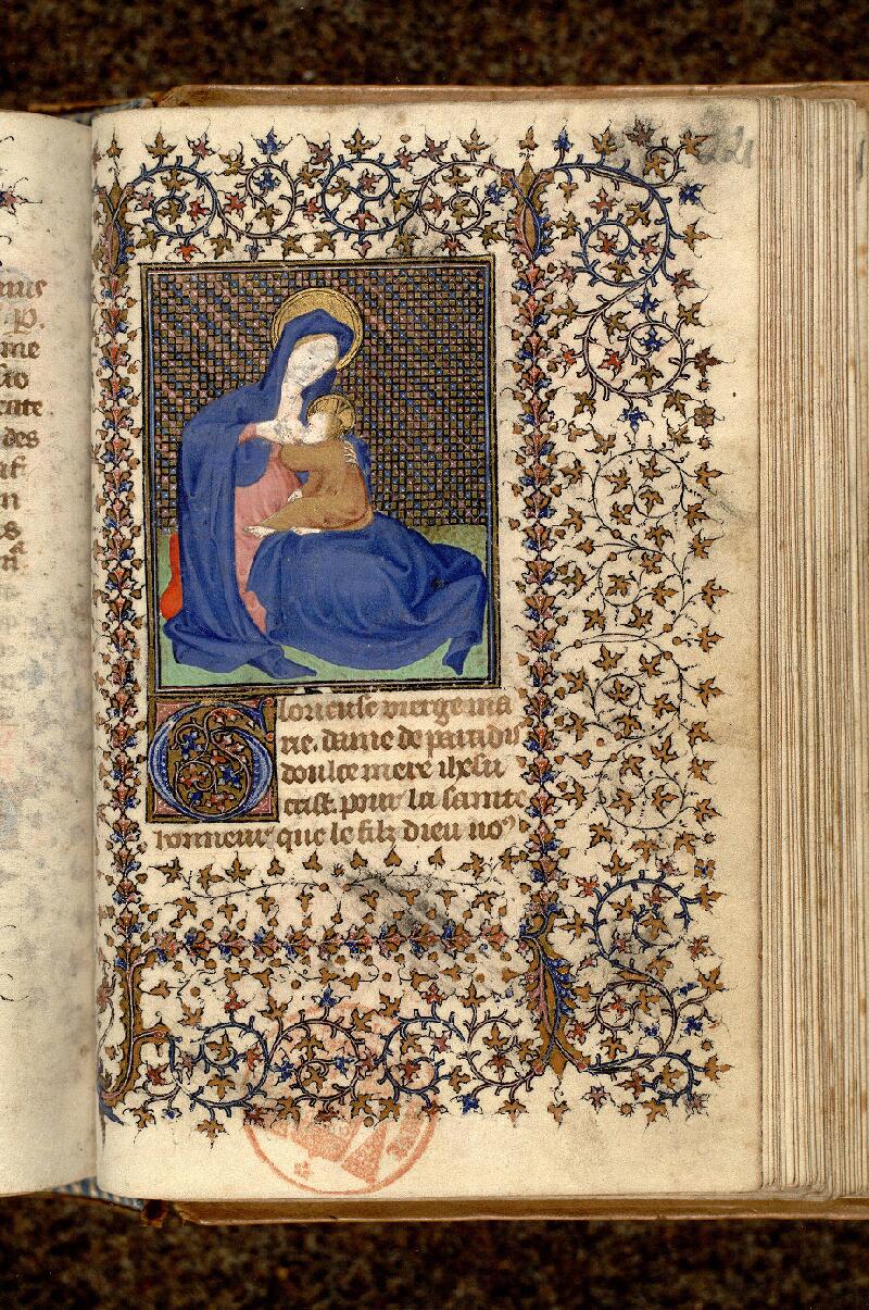 Paris, Bibl. Mazarine, ms. 0491, f. 221 - vue 1