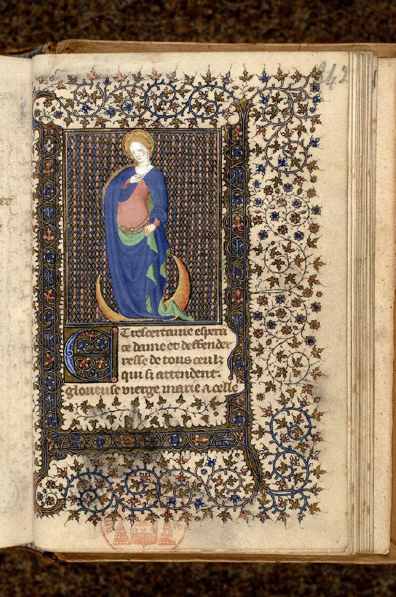 Paris, Bibl. Mazarine, ms. 0491, f. 242 - vue 1