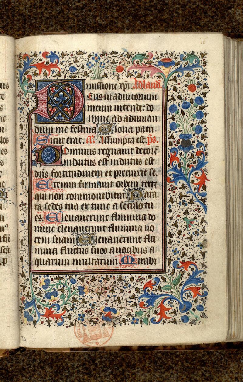 Paris, Bibl. Mazarine, ms. 0494, f. 016