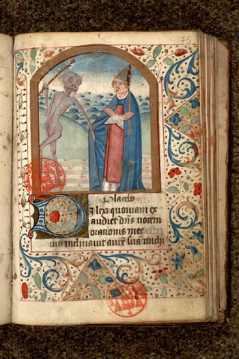 Paris, Bibl. Mazarine, ms. 0495, f. 075 - vue 1