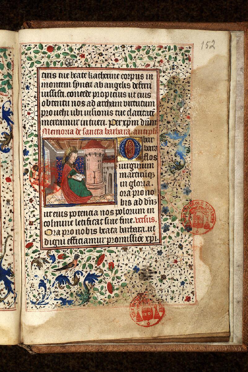 Paris, Bibl. Mazarine, ms. 0502, f. 152 - vue 1