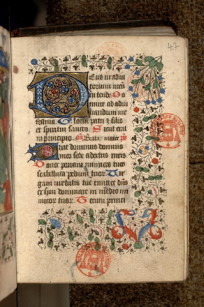 Paris, Bibl. Mazarine, ms. 0503, f. 047
