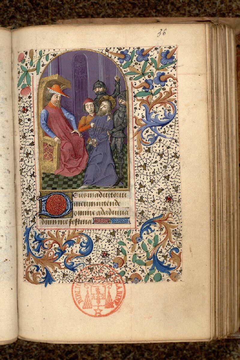 Paris, Bibl. Mazarine, ms. 0506, f. 036 - vue 1