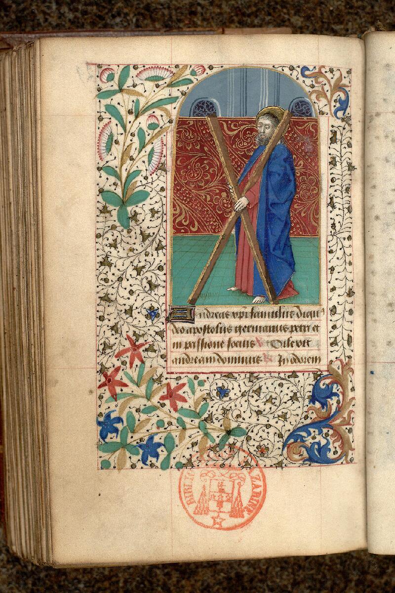 Paris, Bibl. Mazarine, ms. 0506, f. 129v - vue 1