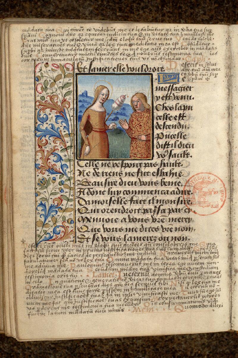 Paris, Bibl. Mazarine, ms. 0507, f. 191v - vue 1
