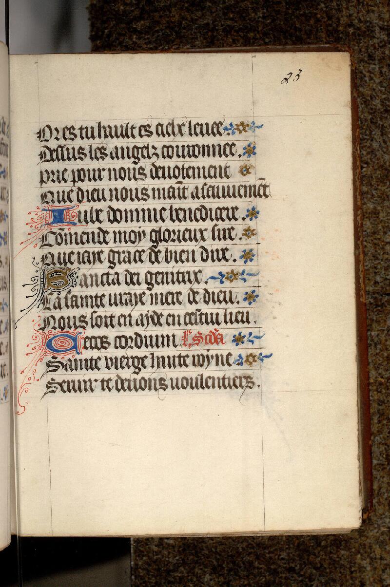 Paris, Bibl. Mazarine, ms. 0509, f. 023