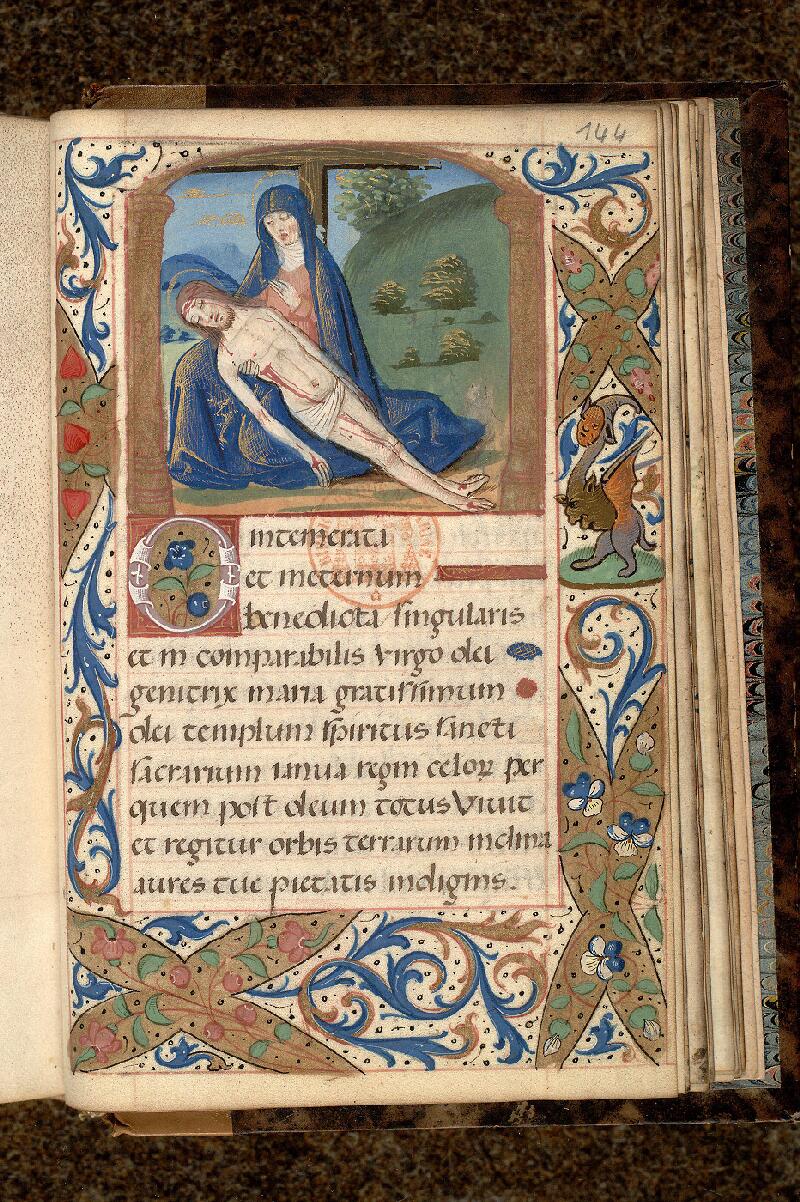 Paris, Bibl. Mazarine, ms. 0510, f. 144 - vue 1