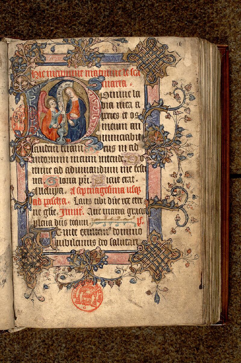 Paris, Bibl. Mazarine, ms. 0514, f. 014 - vue 1