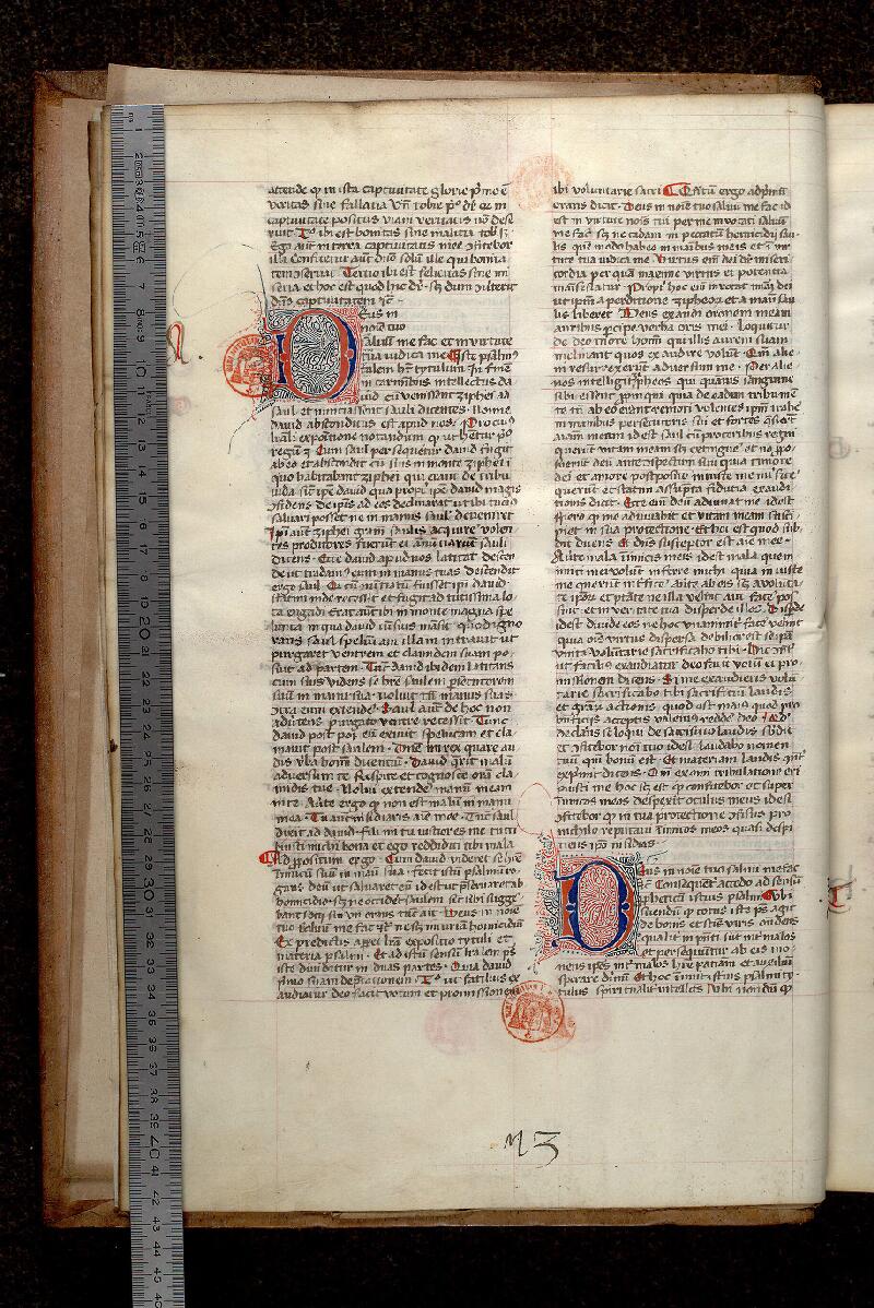 Paris, Bibl. Mazarine, ms. 0219, f. 004v - vue 1