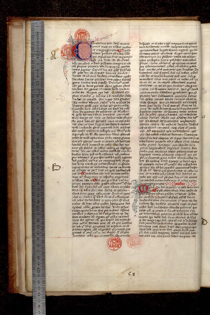 Paris, Bibl. Mazarine, ms. 0221, f. 005v - vue 1