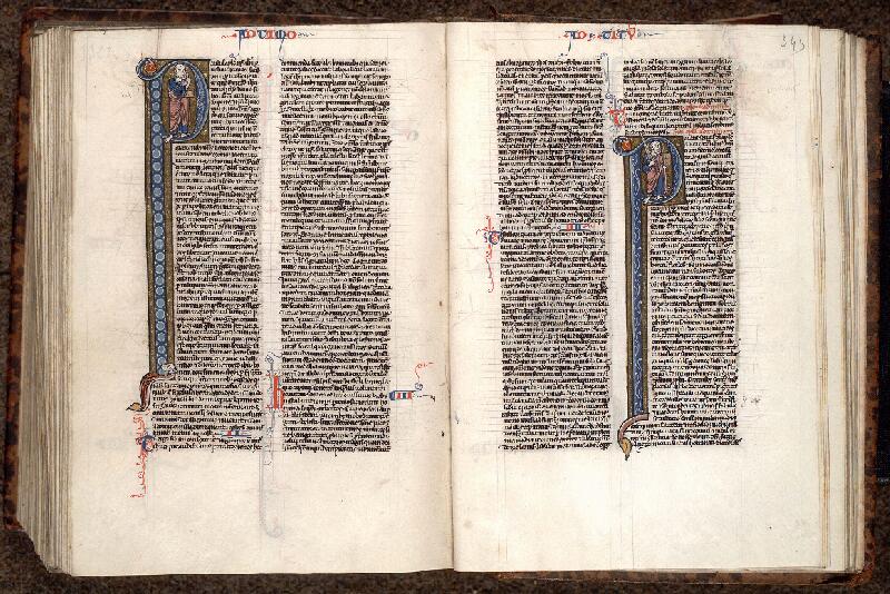 Paris, Bibl. Mazarine, ms. 0018, f. 342v-343