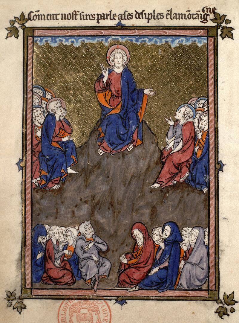Paris, Bibl. Mazarine, ms. 0870, f. 064v - vue 1