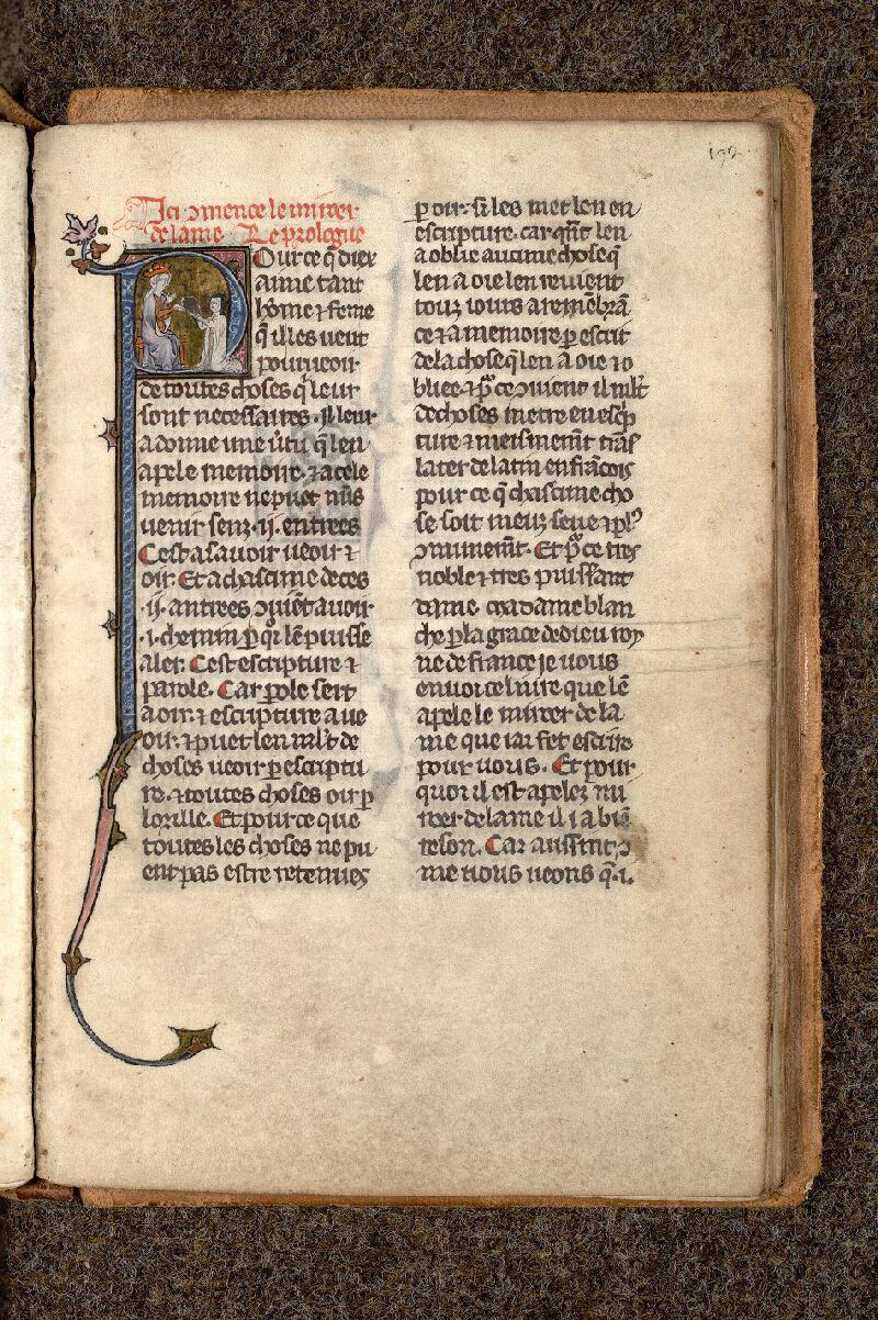 Paris, Bibl. Mazarine, ms. 0870, f. 192 - vue 1