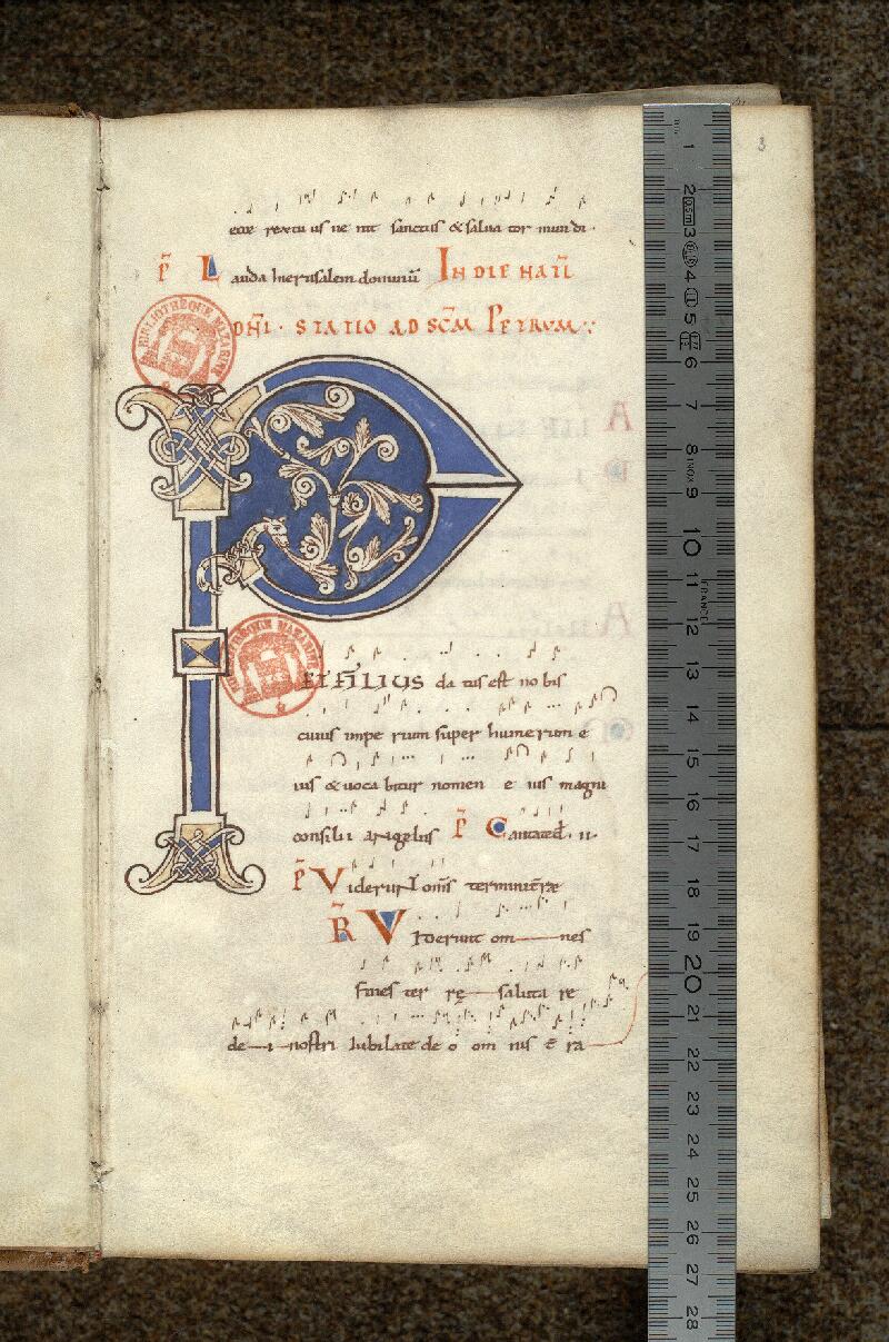 Paris, Bibl. Mazarine, ms. 0384, f. 003 - vue 1