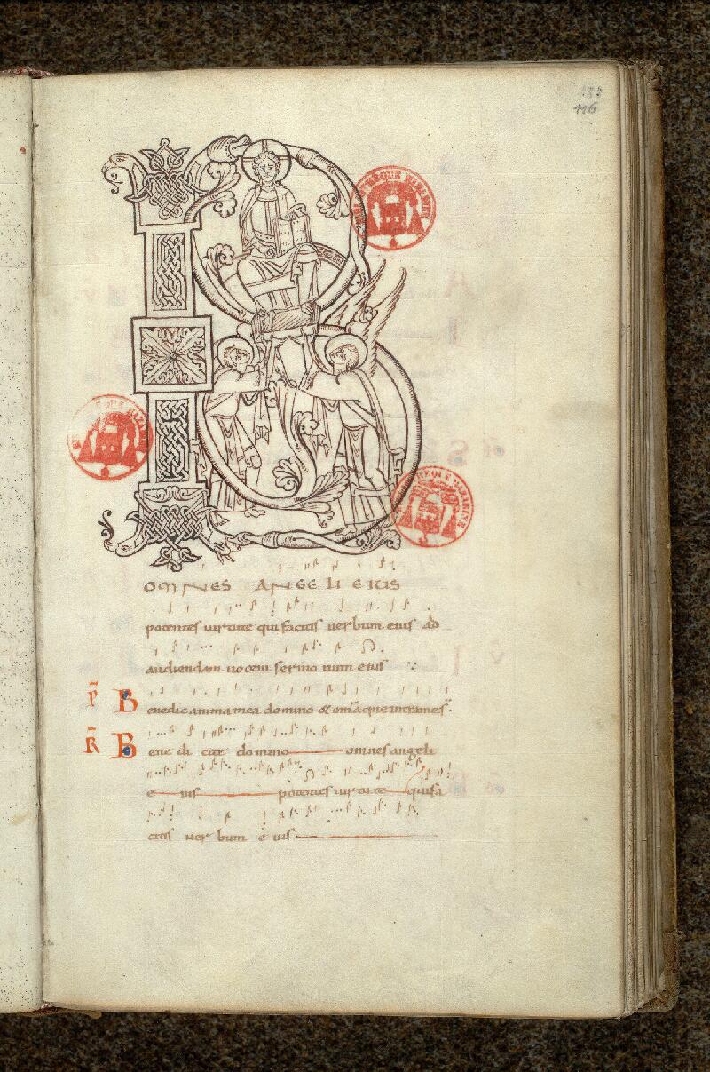 Paris, Bibl. Mazarine, ms. 0384, f. 116 - vue 1