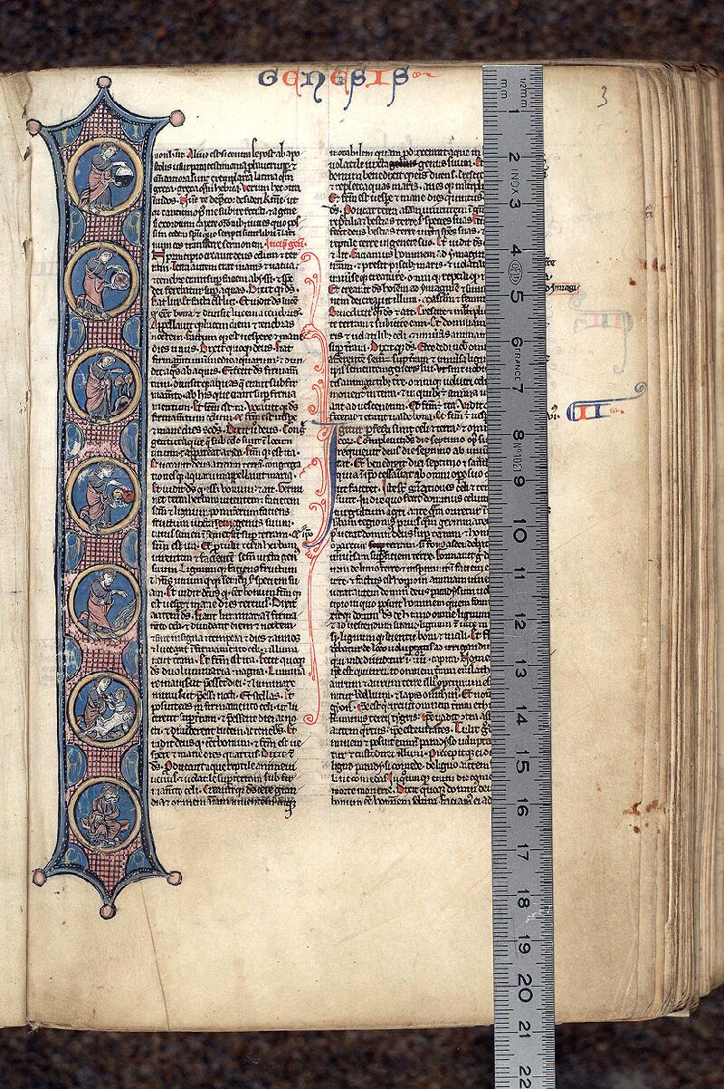 Paris, Bibl. Mazarine, ms. 0019, f. 003 - vue 1