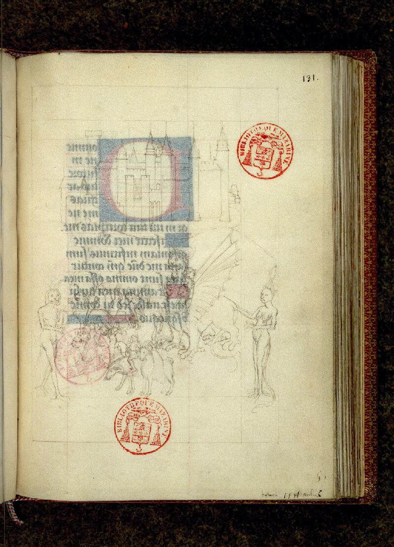 Paris, Bibl. Mazarine, ms. 0473, f. 131 - vue 1