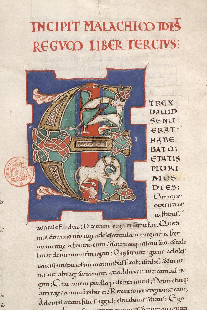 Paris, Bibl. Mazarine, ms. 0001, f. 106